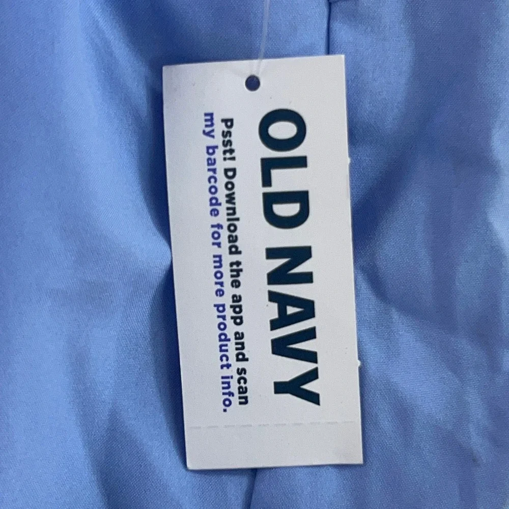 Old Navy Girls Medium 8 Blue Go-Dry High-Rise Active Running Shorts NWT